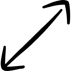 Resize Arrow Diagonal Icon from Freehand Set