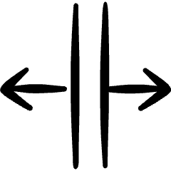 Resize Arrow Expand Horizontal 1 Icon from Freehand Set