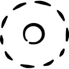 Select Area Circle Icon from Freehand Set