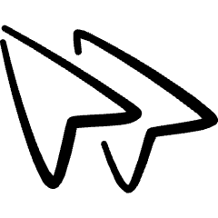 Select Cursor Double Icon from Freehand Set