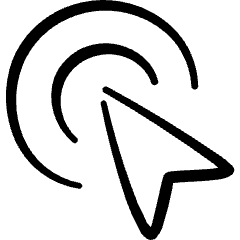 Select Cursor Double Click 2 Icon from Freehand Set