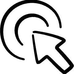 Select Cursor Double Click 3 Icon from Freehand Set