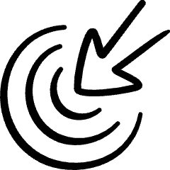 Select Cursor Double Click Icon from Freehand Set