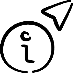 Select Cursor Information Icon from Freehand Set