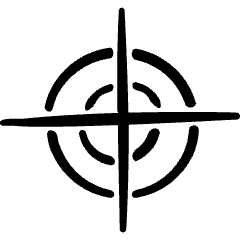 Select Target Crosshair Icon from Freehand Set