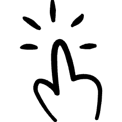 Select Touch Finger Icon from Freehand Set