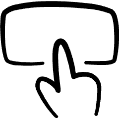 Select Touchpad Finger Icon from Freehand Set