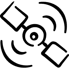 Share Satellite 1 Icon from Freehand Set