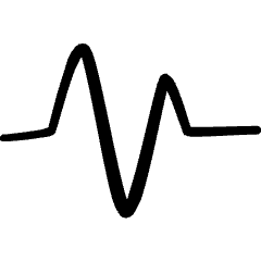 Stats Line Graph Icon from Freehand Set