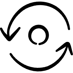 Synchronize Arrows Icon from Freehand Set