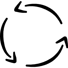 Synchronize Arrows Three Icon from Freehand Set