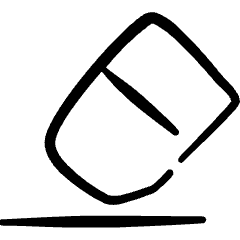 Text Formating Eraser 1 Icon from Freehand Set