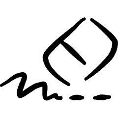 Text Formating Eraser Icon from Freehand Set