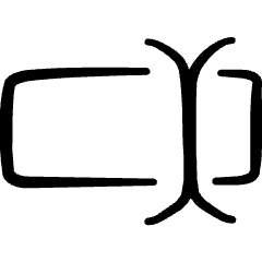 Text Formating Input Icon from Freehand Set