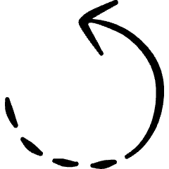 Text Formating Rotate Left Icon from Freehand Set