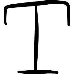 Text Formating Style Icon from Freehand Set