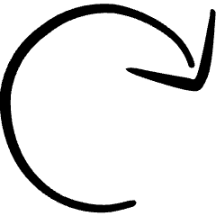 Text Options Redo Icon from Freehand Set