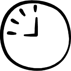 Time Clock Nine 1 Icon from Freehand Set