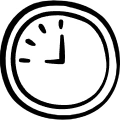 Time Clock Nine 2 Icon from Freehand Set