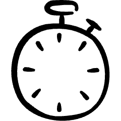 Time Stopwatch Empty Icon from Freehand Set