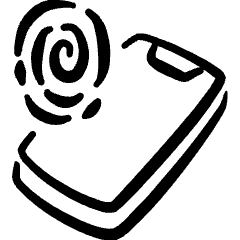 Touch Id Fingerprint Smartphone 1 Icon from Freehand Set