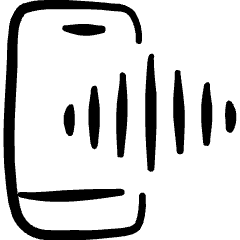 Voice Id Smartphone 1 Icon from Freehand Set