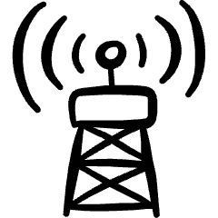 Wireless Wifi Signal Antenna 1 Icon from Freehand Set