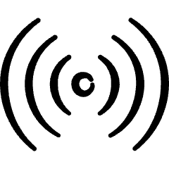 Wireless Wifi Signal Icon from Freehand Set