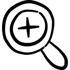 Zoom In Magnifier 1 Icon from Freehand Set