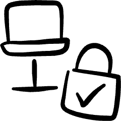 Network Connection Approved Icon from Freehand Set