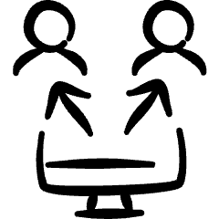 Network Monitor Team 1 Icon from Freehand Set