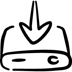 Download Harddrive 1 Icon from Freehand Set