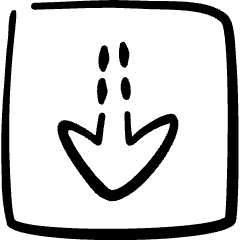 Upload Square Icon from Freehand Set