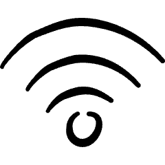 Wifi On Icon from Freehand Set