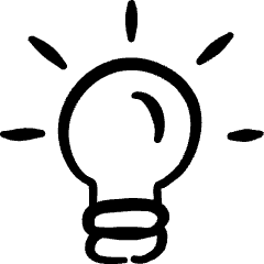 Light Bulb Shine Icon from Freehand Set