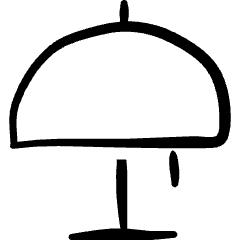 Table Lamp 1 Icon from Freehand Set