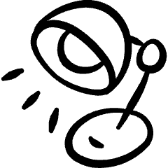 Table Lamp 6 Icon from Freehand Set