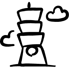 Landmark Asia Building Taipei 101 Icon from Freehand Set