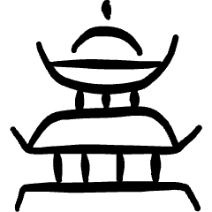 Landmark Asia Castle Icon from Freehand Set