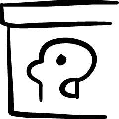 Landmark Building East Side Gallery Berlin Wall Germany Icon from Freehand Set