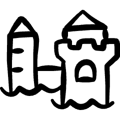 Historical Building Tower Icon from Freehand Set