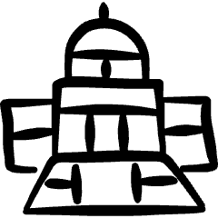 Official Building Icon from Freehand Set