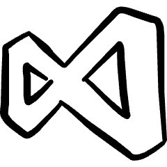 Developer Tool Microsoft Virtual Studio Icon from Freehand Set