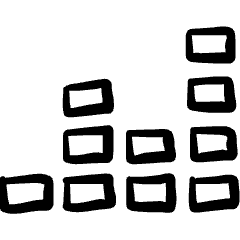Music Deezer Music Icon from Freehand Set