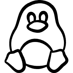Os Operating System Linux Icon from Freehand Set