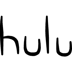 Streaming Platform Hulu Icon from Freehand Set