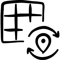 Sync Location Refresh 1 Icon from Freehand Set