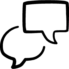 Conversation Chat 3 Icon from Freehand Set