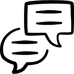 Conversation Text 3 Icon from Freehand Set