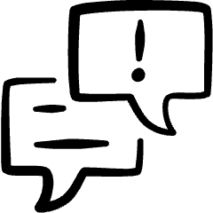 Conversation Warning Text 1 Icon from Freehand Set